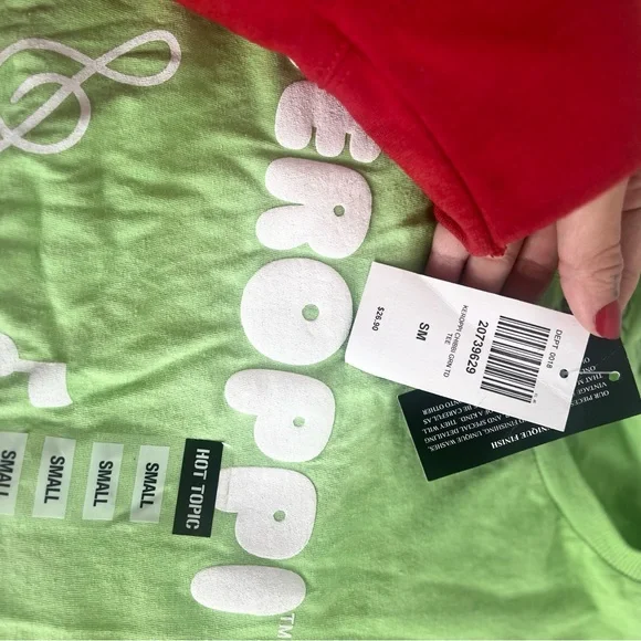 Sanrio Keroppi Green Tie-Dye T-Shirt Hot Topic Exclusive Kawaii Frog Graphic Tee - Picture 3 of 9